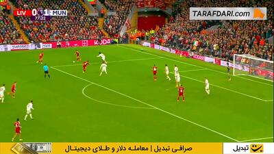  گل کودی خاکپو به منچستریونایتد (لیورپول 1-1 منچستریونایتد)