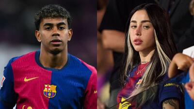  حضور افتخاری لامین یامال همراه با نیکی نیکول در کینگز لیگ اسپانیا / عکس