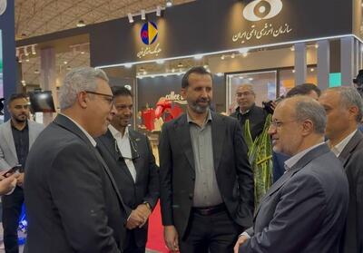  بازدید معاون معدنی وزیر صمت از غرفه چادرملو در متافو تبریز - تسنیم