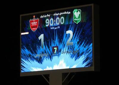 اسکوربرد تاریخی برای رتبه دو رقمی پرسپولیس!