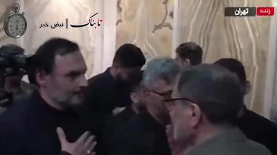 زبان بدن شمخانی پس از حواشی اخیر فیلم عروسی دخترش +فیلم
