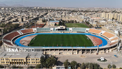  عکس/ «ورزشگاه نصیری» یزد آماده میزبانی
