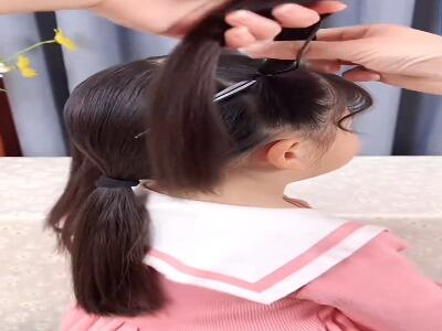  موهای دخترت رو اینجور استایل کن
