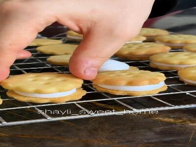  طرز تهیه کوکی با مغز مارشمالو