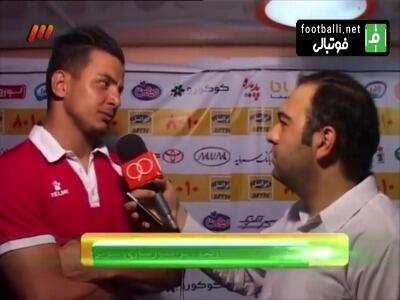 حامد لک و توانایی تشخیص نوع و سبک سوت اعتراضی در دوران دروازه بانی تراکتور در سال 1393