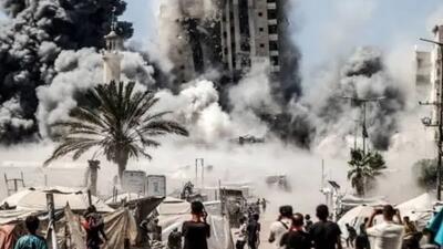  حمله مرگبار اسرائیل به اردوگاه پناهجویان نصیرات