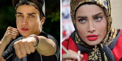  تاریخ وبگردی | تصاویری از« تینا آخوند تبار» تنها بازیگر زنی که بوکسور حرفه ای است.