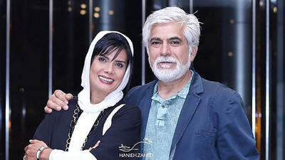  تاریخ وبگردی | ژست عاشقانه عاطفه رضوی و همسرش را ببینید