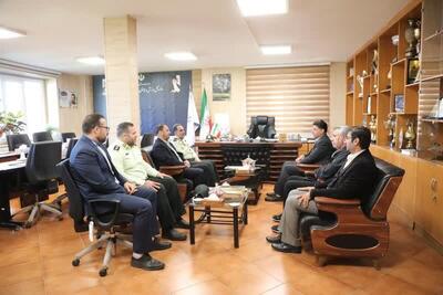  دیدار فرمانده انتظامی استان همدان با مدیرکل ورزش و جوانان به مناسبت هفته تربیت‌بدنی و ورزش