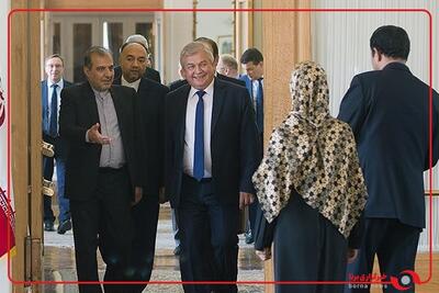  دیدار و گفتگوی الکساندر لاورنتیف نماینده ویژه رئیس‌جمهور روسیه در امور سوریه با سید عباس عراقچی