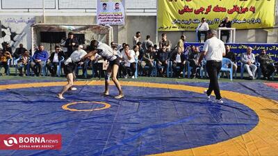  برگزاری سومین دوره مسابقات کشتی با چوخه بخش مرکزی شهرستان مشهد+tdgl