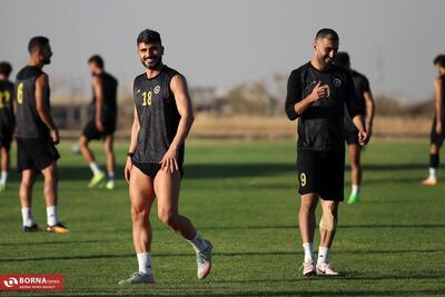  تمرین تیم فوتبال سپاهان پیش دیدار با آخال ترکمنستان