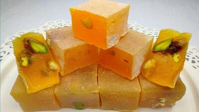  طرز تهیه راحت الحلقوم بازاری بدون ژلاتین و بادکا با ماندگاری بالا
