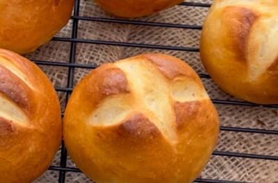  پخت نان / صبحانه جدید طرز تهیه نان سیب زمینی در فر
