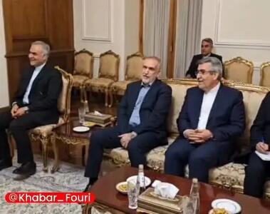 ببینید| دیدار مشاور امنیت ملی عراق با وزیر خارجه