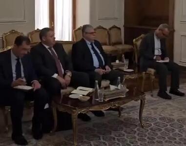 ببینید|  دیدار لاورنتیف، نمایندهٔ پوتین در امور سوریه با عراقچی