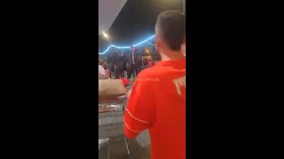  پلیس اسرائیل به تماشاگران فوتبال رحم نکرد +ویدیو