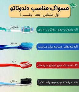 مسواک مناسب دندون‌هاتو اول بشناس، بعد بخر