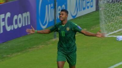 گل اول الشرطه به الاتحاد (بسام شاکر)