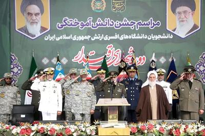  مراسم دانش‌آموختگی دانشجویان دانشگاه‌های افسری ارتش برگزار شد