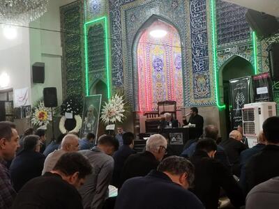 برگزاری مراسم ختم حسین حبیبی با حضور فعالان تشکل‌ها