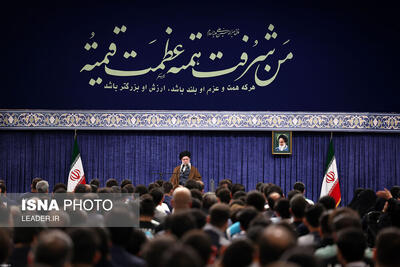 دیدار قهرمانان ورزشی و مدال‌آوران المپیادهای علمی با رهبر انقلاب