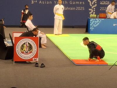  پایان کار پنچاک سیلات ایران در بازی‌های آسیایی جوانان با یک برنز