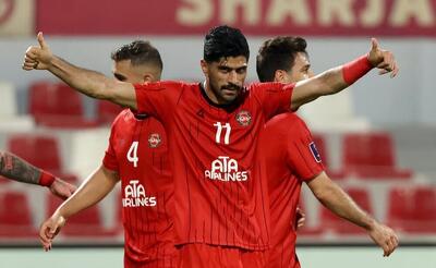  آمار AFC از دیدار تراکتور-شارجه