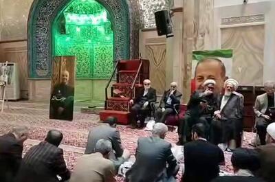  فیلم/ لحظاتی از مراسم  بزرگداشت سردار علیرضا افشار