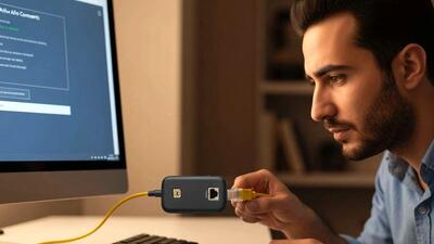  ۵ ترفند اتصال سریع اینترنت با مودم جیبی و کابل لن
