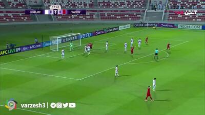ویدیو: گل اول تراکتور به شارجه توسط لوشکیا - پارس فوتبال