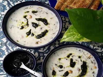  طرز تهیه آش دوغ اردبیلی اصل؛ بهترین روش تهیه آش دوغ محلی