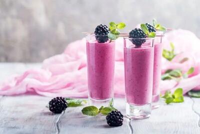  میلک شیک شاتوت؛ نوشیدنی تابستان خوشمزه با میوه تازه