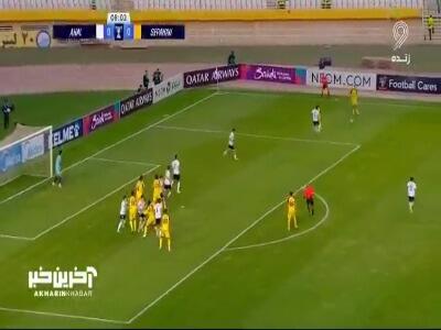 ضربه سر عارف حاجی عیدی به شکلی خطرناک از کنار دروازه آخال به بیرون رفت