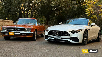 ملاقات با مرسدس بنز SL43 AMG مدل 2025 در تهران؛ اسطوره‌ای تمام‌نشدنی از 1952 تاکنون
