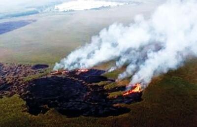  تداوم خودسوزی در خاک عراق؛ تالاب هورالعظیم تا پایان آبان دود می کند
