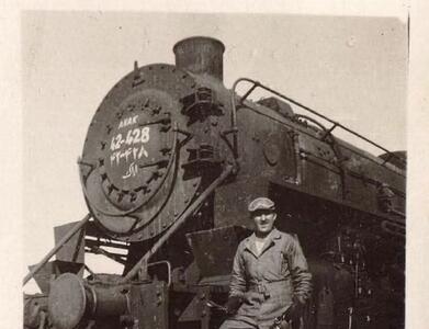  راه آهن ایران سال 1321(عکس)