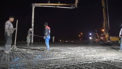  صلواتی: رکورد بتن‌ریزی پروژه‌های عمرانی در استان اصفهان زده شد / ۲۰۰۰ مترمکعب بتن در ۲۴ ساعت