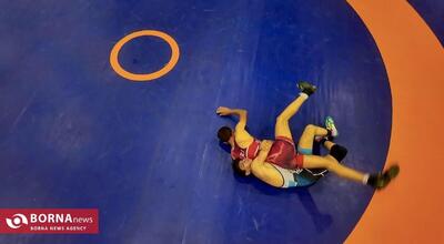  حال و هوای رقابت‌های کشتی المپیاد استعداد‌های برتر کشور در مشهد+عکس