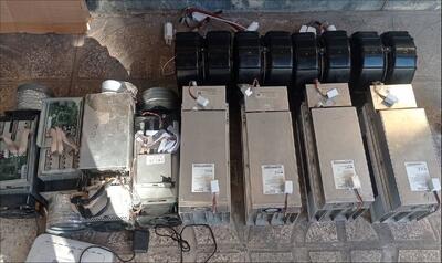  کشف و ضبط ۹ دستگاه ماینر غیرمجاز در ایذه