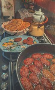  سینی ملامین و کتری لعابی؛ اجاق گاز هوس‌ برانگیز از سی سال پیش - چیدانه