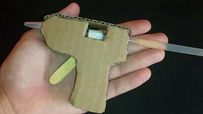  ساخت چسب تفنگی در خانه بدون ابزار حرفه ای، فقط با وسایل ساده!