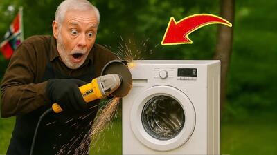  با این ترفند، ماشین لباسشویی کهنه ات رو به گنج تبدیل کن!!