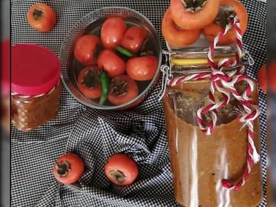  طرز تهیه ترشی خرمالو خوشمزه و متفاوت+ راز خوشمزگی و ماندگاری