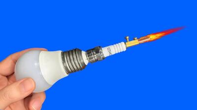  اختراع عجیب اما خلاقانه! شمع خودرو داخل لامپ LED؟ باورکردنی نیست!