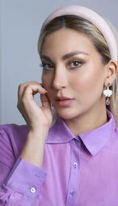  عکس/ استایل فانتزی همسر بهرام رادان با رنگ ملیح و خاص | اقتصاد24