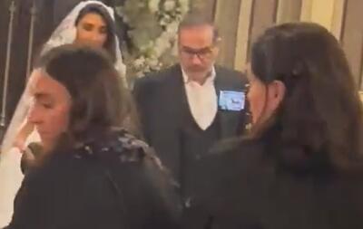  خرج عروسی دختر شمخانی با داماد بود! /  زندگی خصوصی مردم به کسی ربطی ندارد