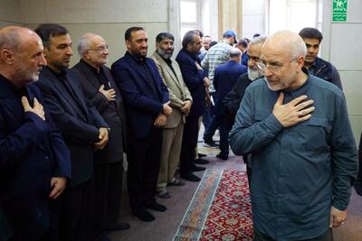  تصاویر: حضور قالیباف در مراسم بزرگداشت سومین روز درگذشت سردار علیرضا افشار