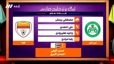 کارشناسی داوری بازی ذوب آهن - فولاد