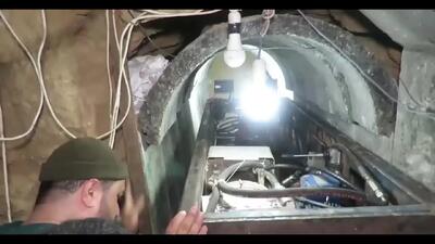  بزرگ‌ ترین تونل حماس که توسط اسرائیل کشف و تخریب شد: باور نکردنی است + فیلم